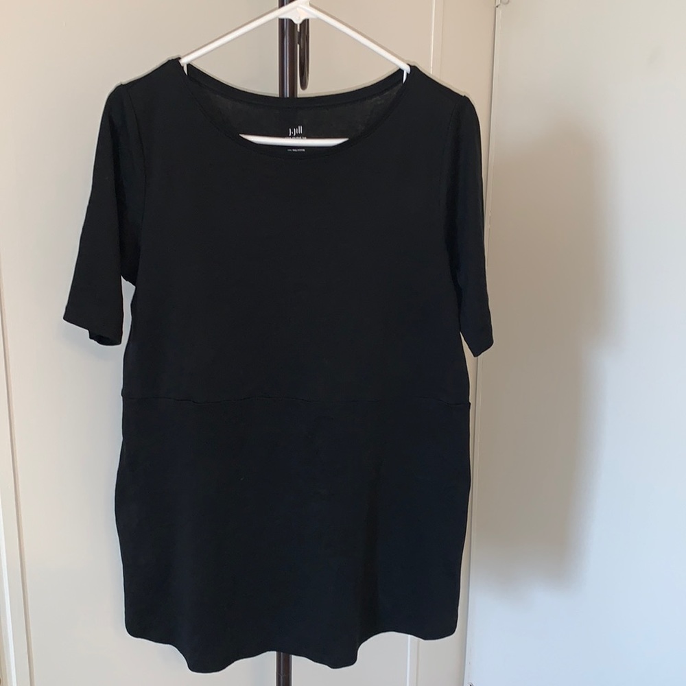 Womens JJill Pima cotton Shirttail Tee
